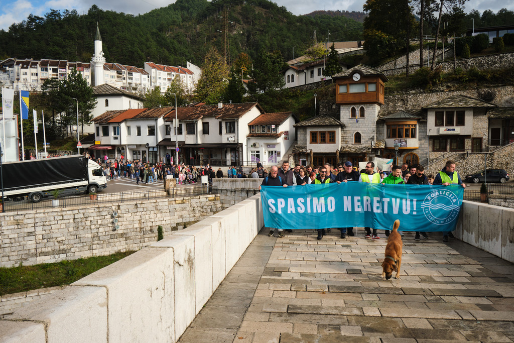 Konjic se mobilise contre les centrales hydroélectriques