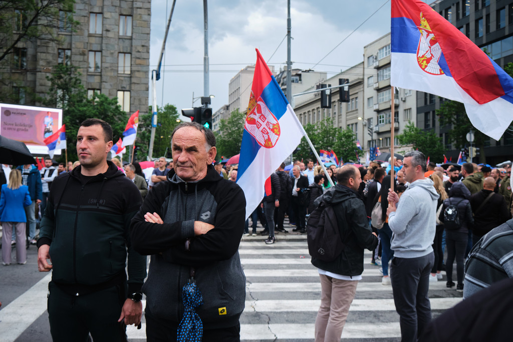 Serbie : Meeting en soutien à Aleksandar Vucic